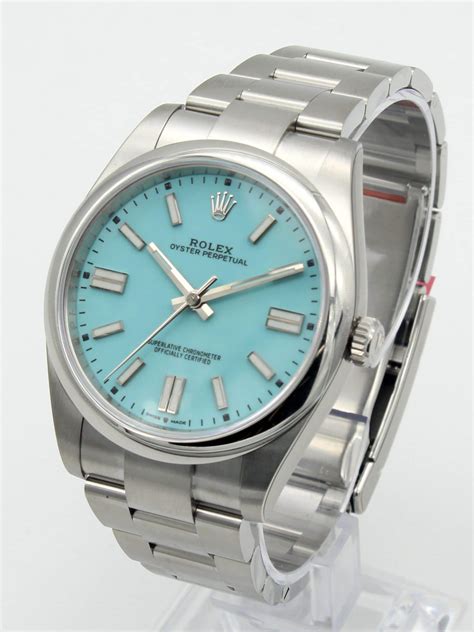 rolex tiffany blue dial colors.